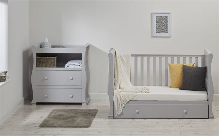 8551 alaska sleigh cot bed grey rs day bed mode