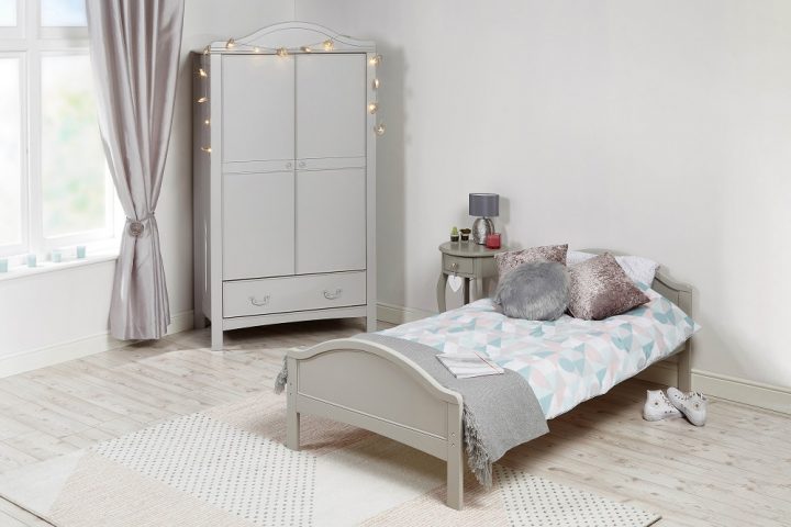 9037 Toulouse Single Bed Grey LS1
