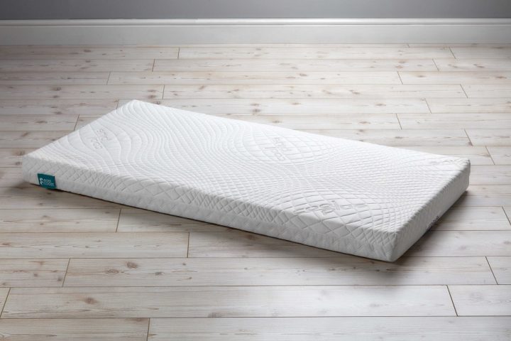 Cot All Seasons Spring Mattress on wood floor cool plus side LS