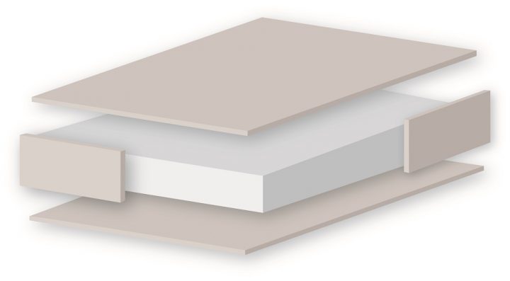 cot Foam Mattress Wipe Clean Cover Diagram Section CO 3