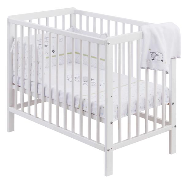 4-Piece Counting Sheep Silvercloud Space Saving Cot Bedding Bale 