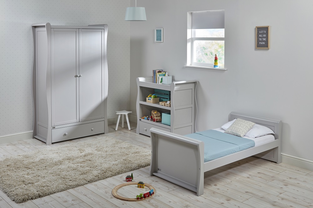 The Nebraska Toddler Bed Room Set Grey